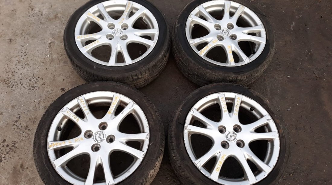 Set 8238 - Jante aliaj Mazda 2, 16x6 1/2j, 195/45r16, 4x108