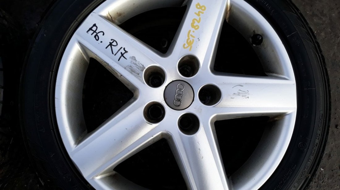 Set 8248 - Jante aliaj Audi A6 4F, 225/50r17, 5x112, 7.5JX17H2, et45