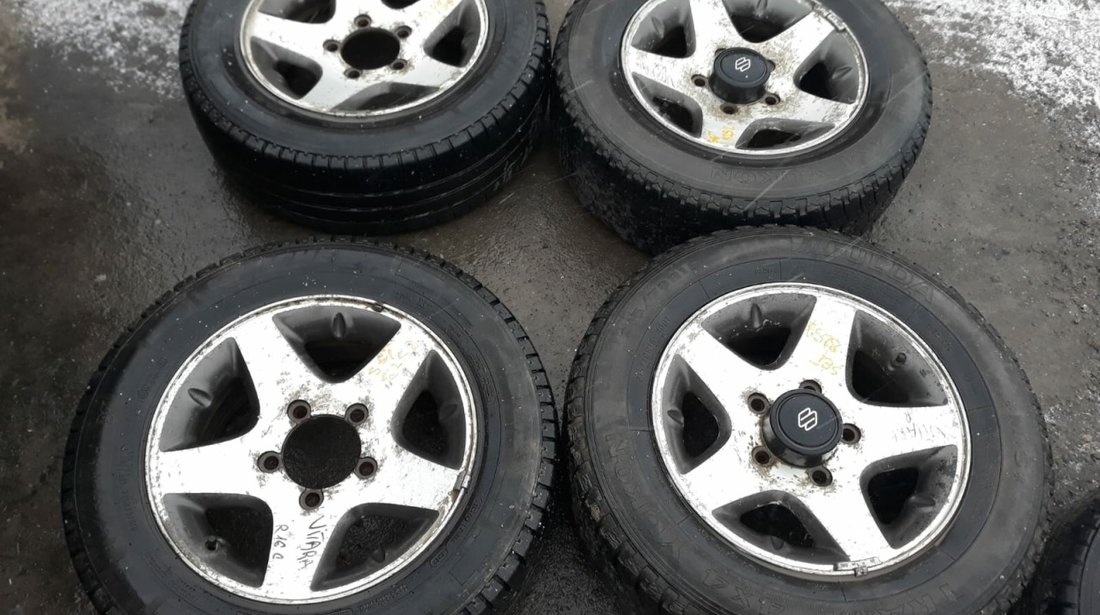 Set 8252 - Jante aliaj Suzuki Vitara, 16x6 1/2jj off25, 5x139.7,215/70r16