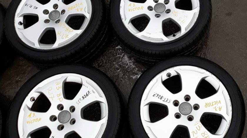 Set 8267 - Jante aliaj Audi A3 8P, 7.5jx17h2, et56, 5x112, 225/45/r17