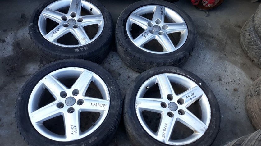 Set 8269 - Jante aliaj Audi A4 B7, 7.5jx17h2, 225/45/r17, 5x112