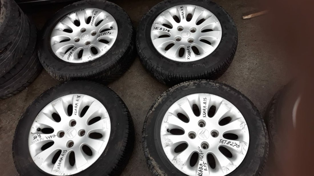 Set 8276 - Jante aliaj Citroen Xsara,185/65/r15, 4x108,6jx15ch4-18