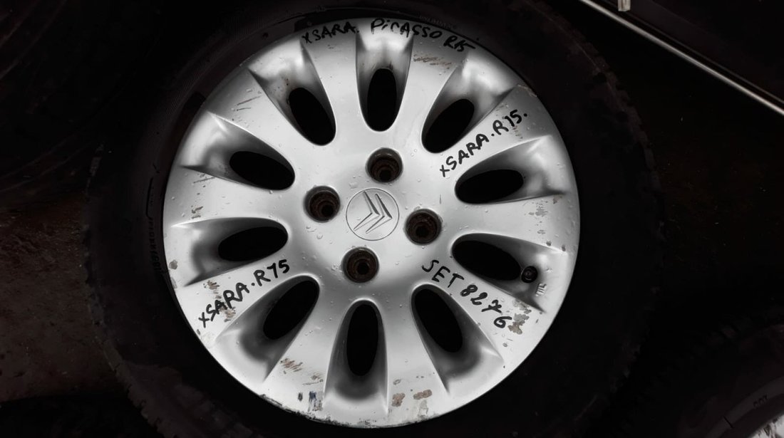 Set 8276 - Jante aliaj Citroen Xsara,185/65/r15, 4x108,6jx15ch4-18