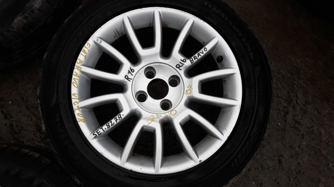 Set 8278 - Jante aliaj Fiat Bravo, 4x98, 7jx16h2, 205/55/r16