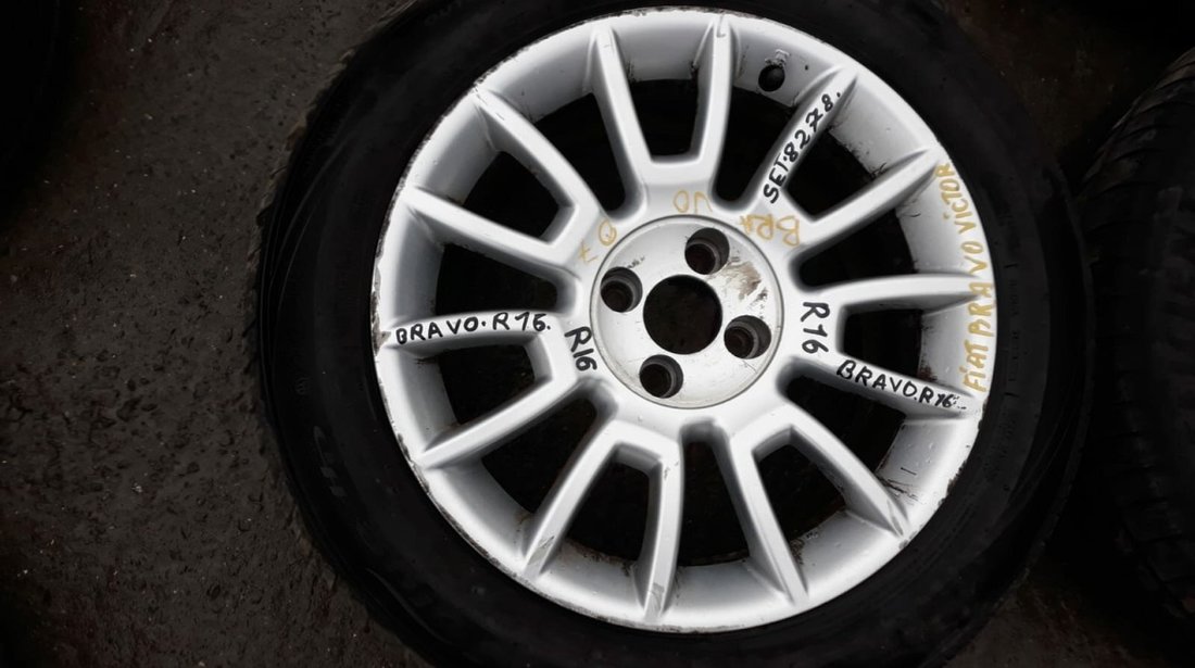 Set 8278 - Jante aliaj Fiat Bravo, 4x98, 7jx16h2, 205/55/r16