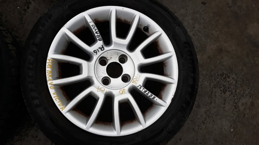 Set 8278 - Jante aliaj Fiat Bravo, 4x98, 7jx16h2, 205/55/r16