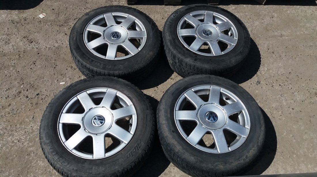 Set 8298 - Jante aliaj VW Golf 4, 7jx16h2 et45, 195/65 r15, 5x100