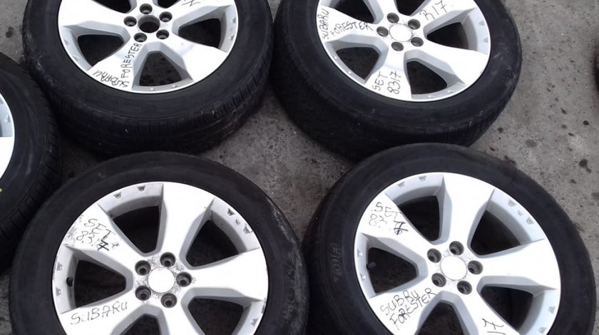 Set 8317 - Jante aliaj Subaru Forester 225/55R17, 17x7jj offset 48, 5x100