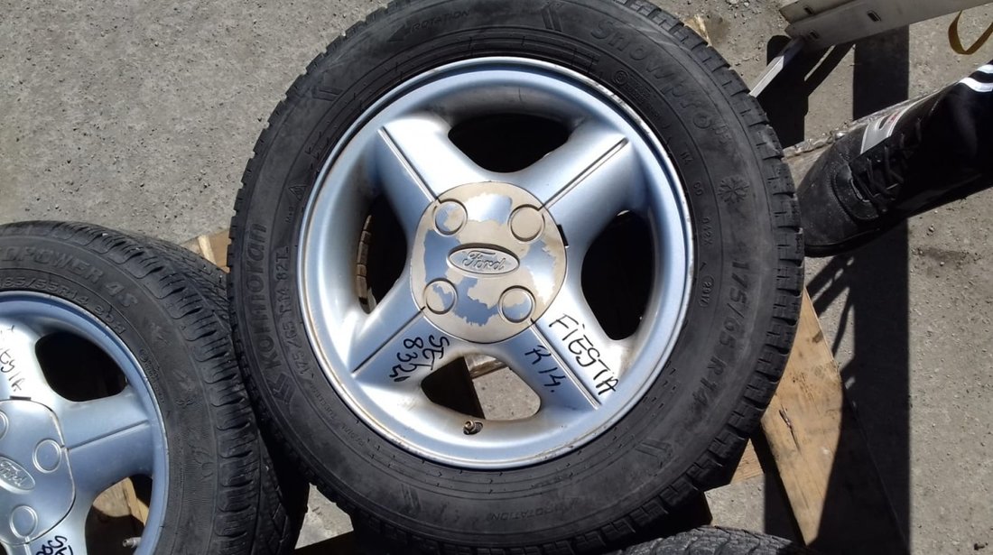 Set 8321- Jante aliaj Ford Fiesta 185/55 R14, 5 1/2jx14h2 e-43.5m, 4x108