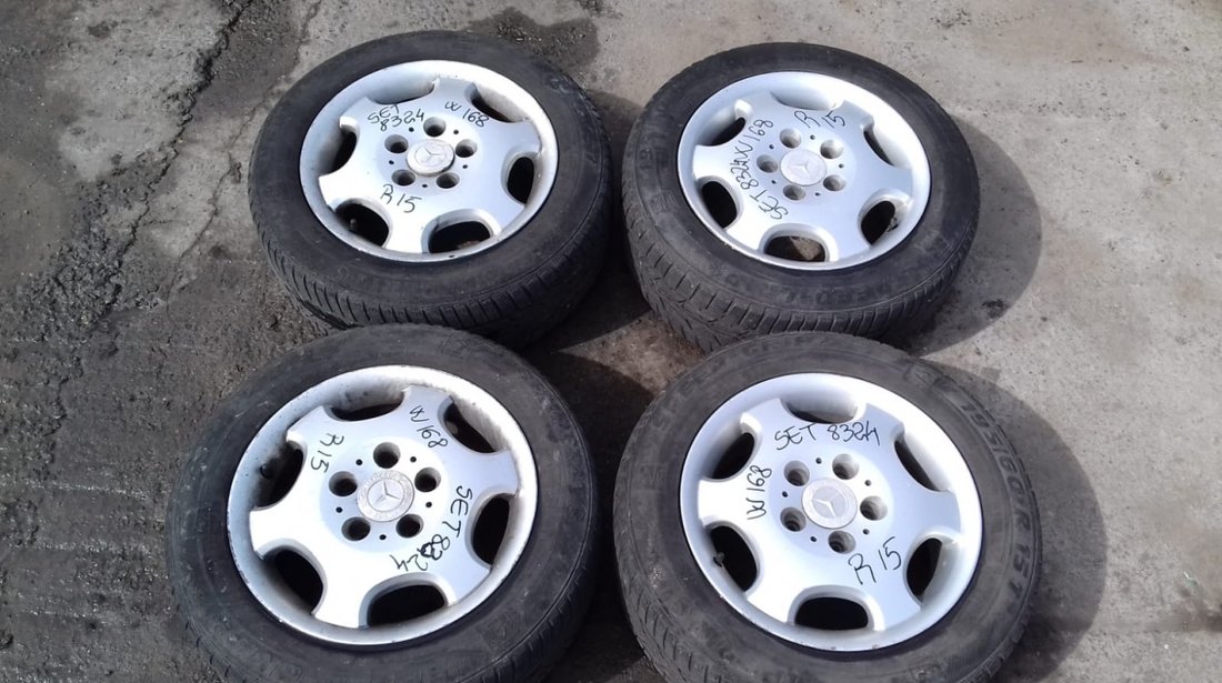 Set 8324 - Jante aliaj Mercedes Benz A-Class, W168 195/60R15, 7jx15h2 et37, 5x112