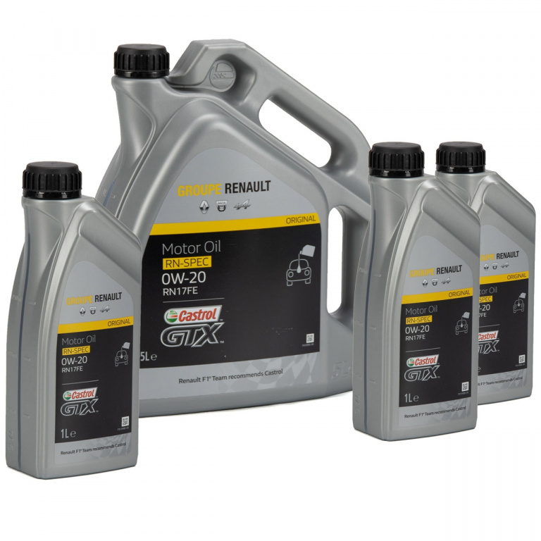 Set 8L Ulei motor Castrol Renault GTX 0W-20 7711943674+Set 3 Buc 7711943672
