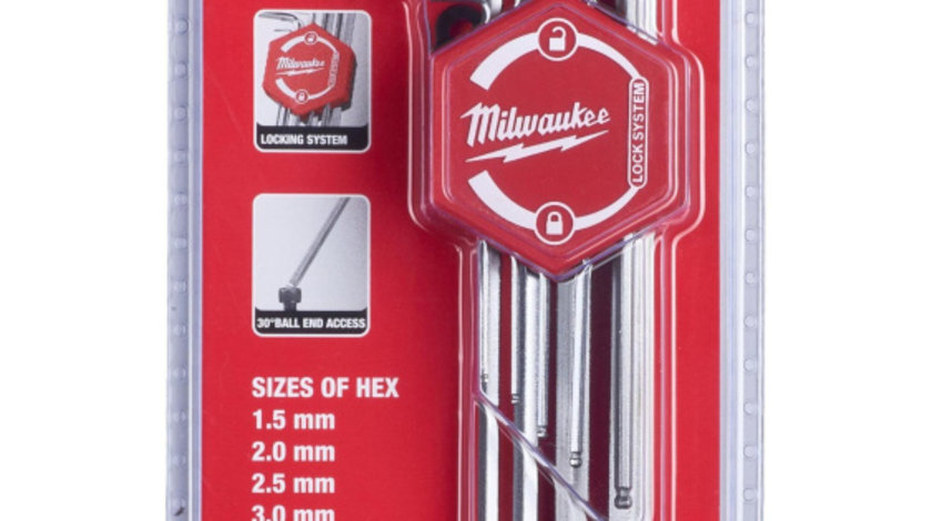 Set 9 Buc Chei Negative Milwaukee 4932478621