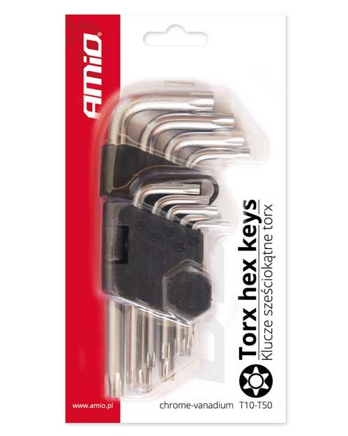 Set 9 Buc Cheie Torx 125MM Amio 01040