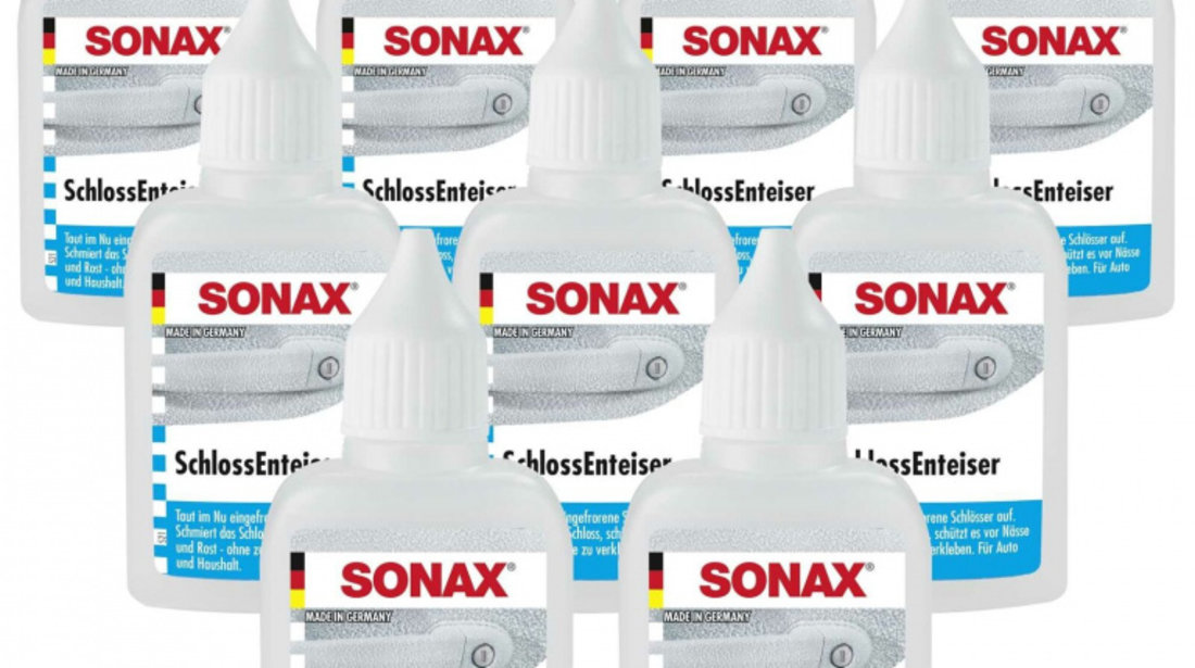 Set 9 Buc Sonax Solutie Dezghetat Yale 50ML 331541