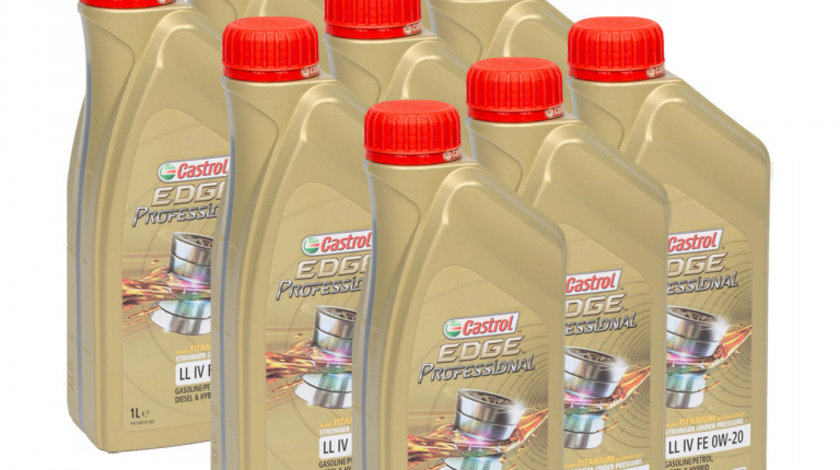 Set 9 Buc Ulei Motor Castrol Edge Professional LL IV FE 0W-20 1L