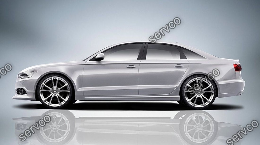 Set ABT ornamente Sline praguri Audi A6 C7 4G AB Look RS6 S6 S-line 2011-2014 v1