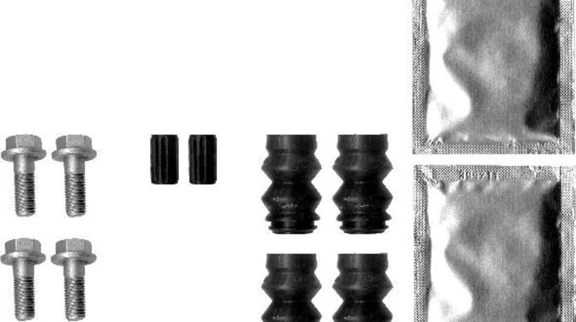 Set accesorii, etrier frana AUDI A1 Sportback (8XA, 8XF, 8XK) (2011 - 2016) METZGER 113-1355 piesa NOUA