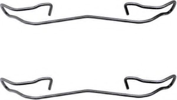 Set accesorii, etrier frana RENAULT VEL SATIS (BJ0) (2002 - 2016) TEXTAR 82032100 piesa NOUA