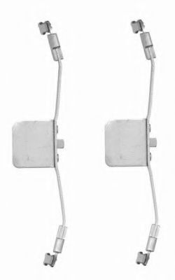 Set accesorii, etrier frana VOLVO XC90 I (2002 - 2016) TEXTAR 82500900 piesa NOUA