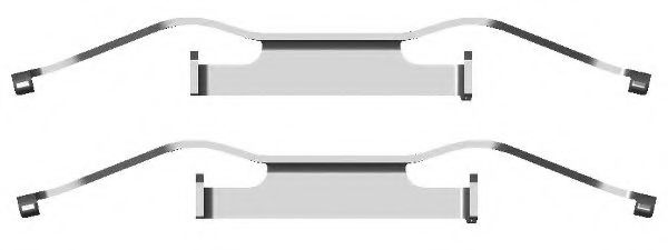 Set accesorii, etrier frana VW MULTIVAN V (7HM, 7HN, 7HF, 7EF, 7EM, 7EN) (2003 - 2015) TEXTAR 82076900 piesa NOUA