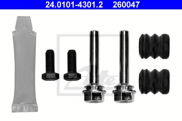 Set accesorii, etrier frana VW POLO CLASSIC (6KV2) (1995 - 2006) ATE 24.0101-4301.2 piesa NOUA
