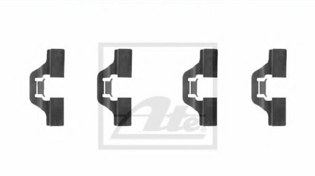 Set accesorii, placute frana ALFA ROMEO 146 (930) (1994 - 2001) ATE 13.0460-0072.2 piesa NOUA