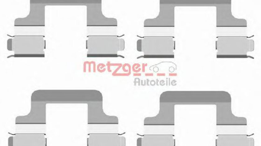 Set accesorii, placute frana AUDI A3 (8P1) (2003 - 2012) METZGER 109-1679 piesa NOUA