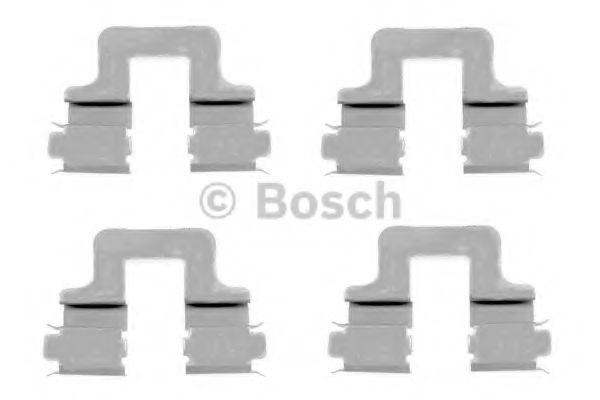 Set accesorii, placute frana AUDI A3 Sportback (8PA) (2004 - 2013) BOSCH 1 987 474 314 piesa NOUA
