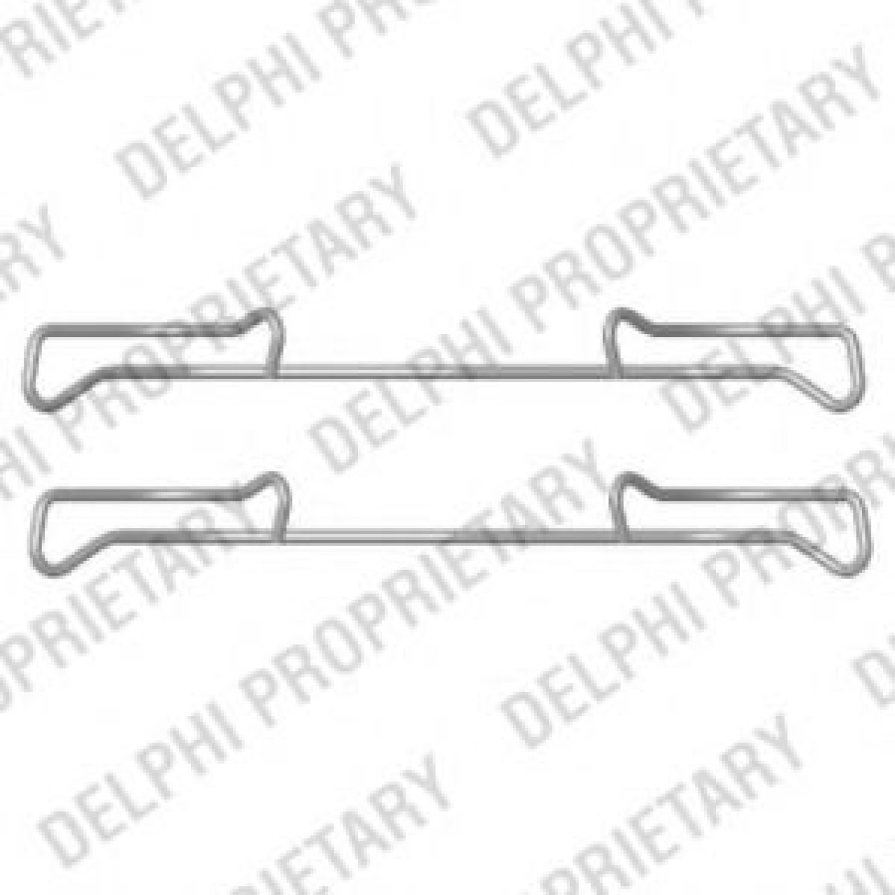 Set accesorii, placute frana AUDI A3 Sportback (8PA) (2004 - 2013) DELPHI LX0436 piesa NOUA