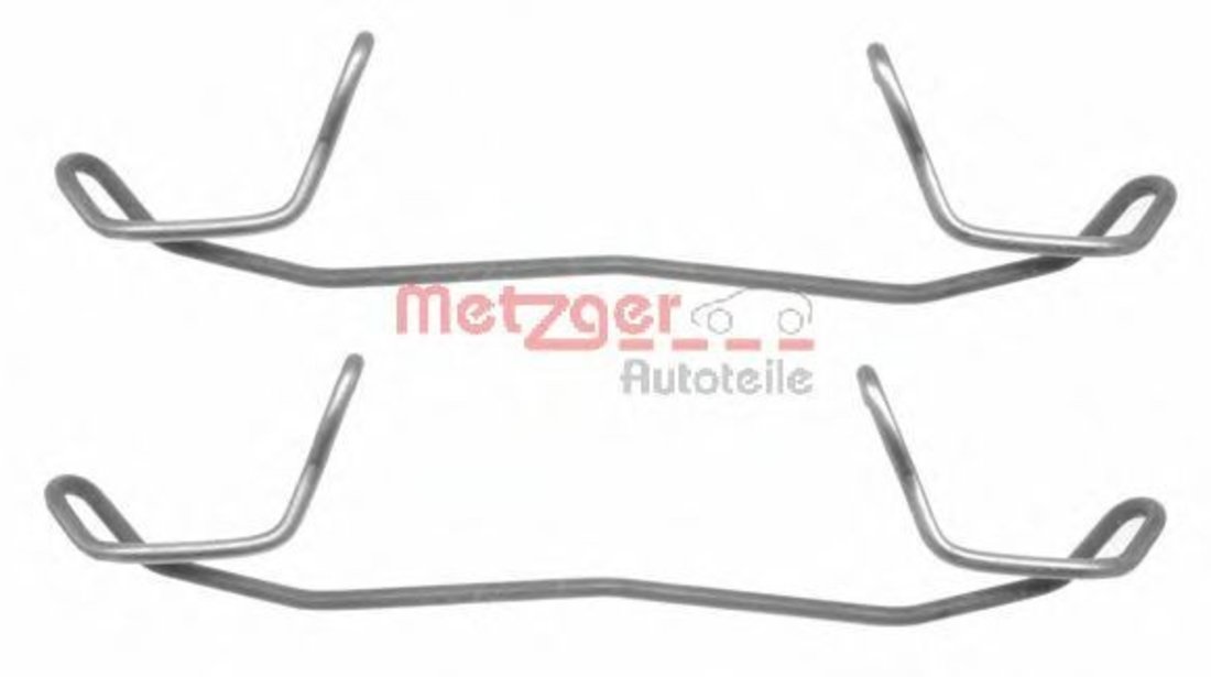 Set accesorii, placute frana AUDI A4 (8D2, B5) (1994 - 2001) METZGER 109-1123 piesa NOUA