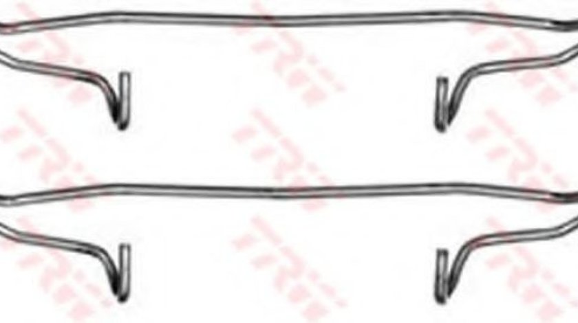 Set accesorii, placute frana AUDI A4 (8D2, B5) (1994 - 2001) TRW PFK300 piesa NOUA