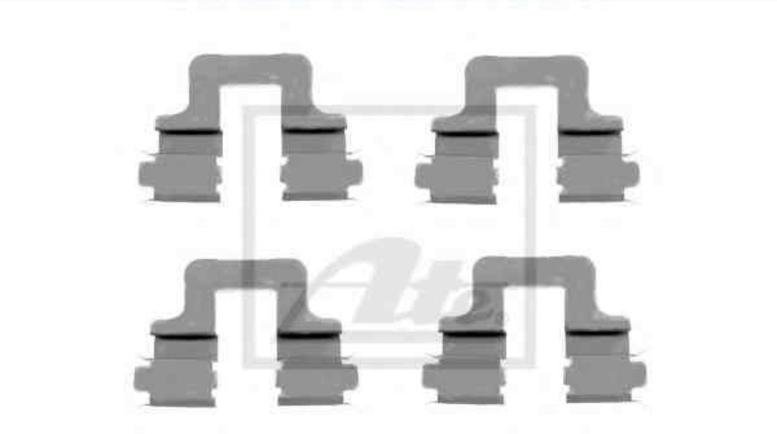 Set accesorii, placute frana AUDI A4 (8EC, B7) ATE 13.0460-0259.2