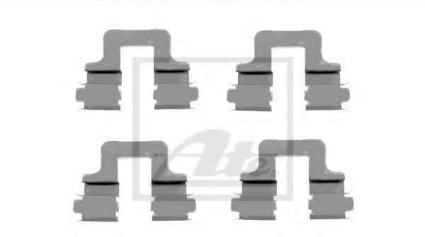 Set accesorii, placute frana AUDI A4 (8EC, B7) ATE 13.0460-0259.2