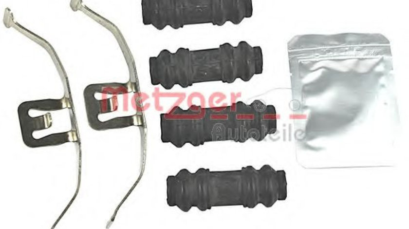 Set accesorii, placute frana AUDI A4 (8K2, B8) (2007 - 2015) METZGER 109-1845 piesa NOUA