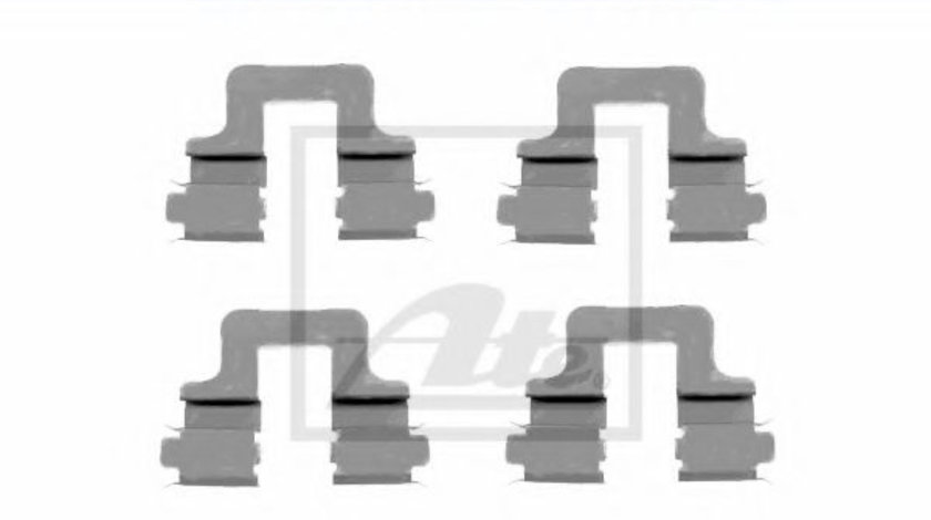 Set accesorii, placute frana AUDI A4 Avant (8E5, B6) (2001 - 2004) ATE 13.0460-0259.2 piesa NOUA