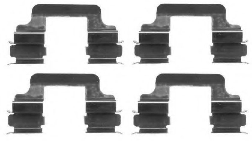 Set accesorii, placute frana AUDI A4 Cabriolet (8H7, B6, 8HE, B7) (2002 - 2009) TEXTAR 82054900 piesa NOUA