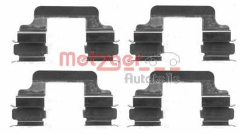 Set accesorii, placute frana AUDI A5 Cabriolet (8F7) (2009 - 2016) METZGER 109-1610 piesa NOUA