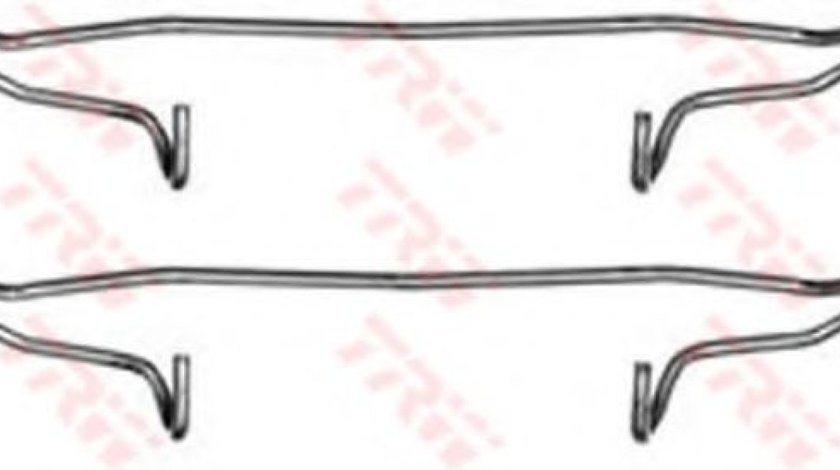 Set accesorii, placute frana AUDI A6 Avant (4B5, C5) (1997 - 2005) TRW PFK300 - produs NOU