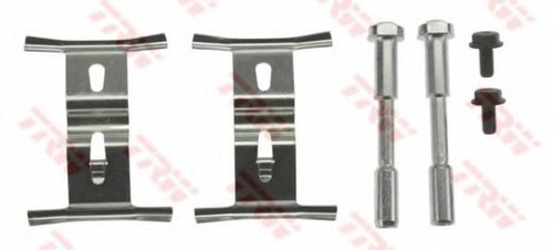 Set accesorii, placute frana AUDI Q7 (4L) (2006 - 2015) TRW PFK503 piesa NOUA