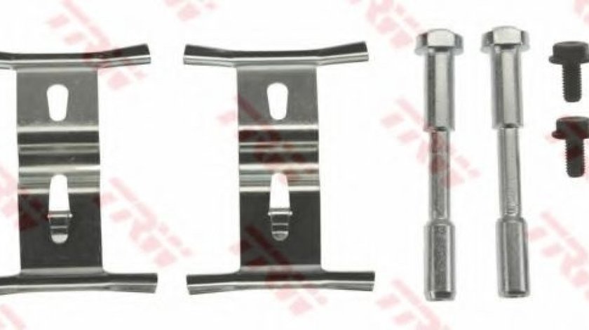 Set accesorii, placute frana AUDI Q7 (4L) (2006 - 2015) TRW PFK503 piesa NOUA