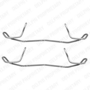 Set accesorii, placute frana AUDI TT (8N3) (1998 - 2006) DELPHI LX0210 piesa NOUA