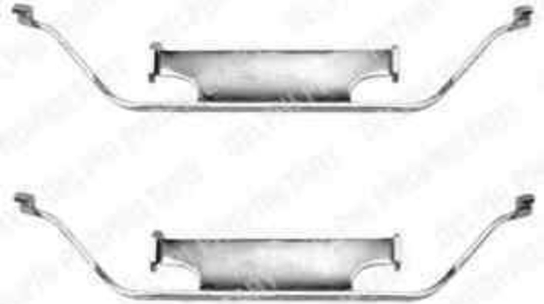 Set accesorii, placute frana BMW 5 (E34) DELPHI LX0135