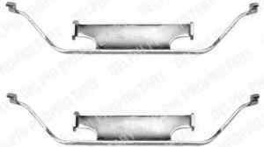 Set accesorii, placute frana BMW 5 (E34) DELPHI LX0135