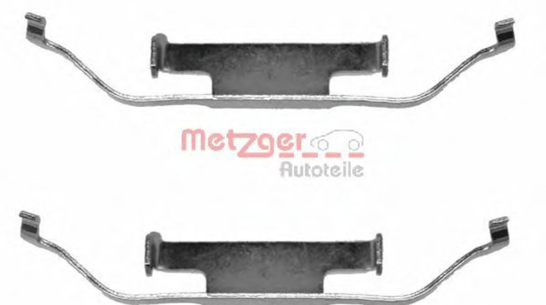 Set accesorii, placute frana BMW Seria 1 Cupe (E82) (2007 - 2013) METZGER 109-1097 piesa NOUA