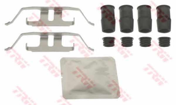 Set accesorii, placute frana BMW Seria 1 (F20) (2010 - 2016) TRW PFK682 piesa NOUA