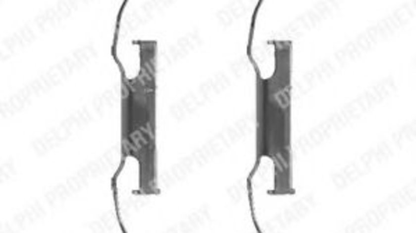 Set accesorii, placute frana BMW Seria 3 Cabriolet (E46) (2000 - 2007) DELPHI LX0330 piesa NOUA