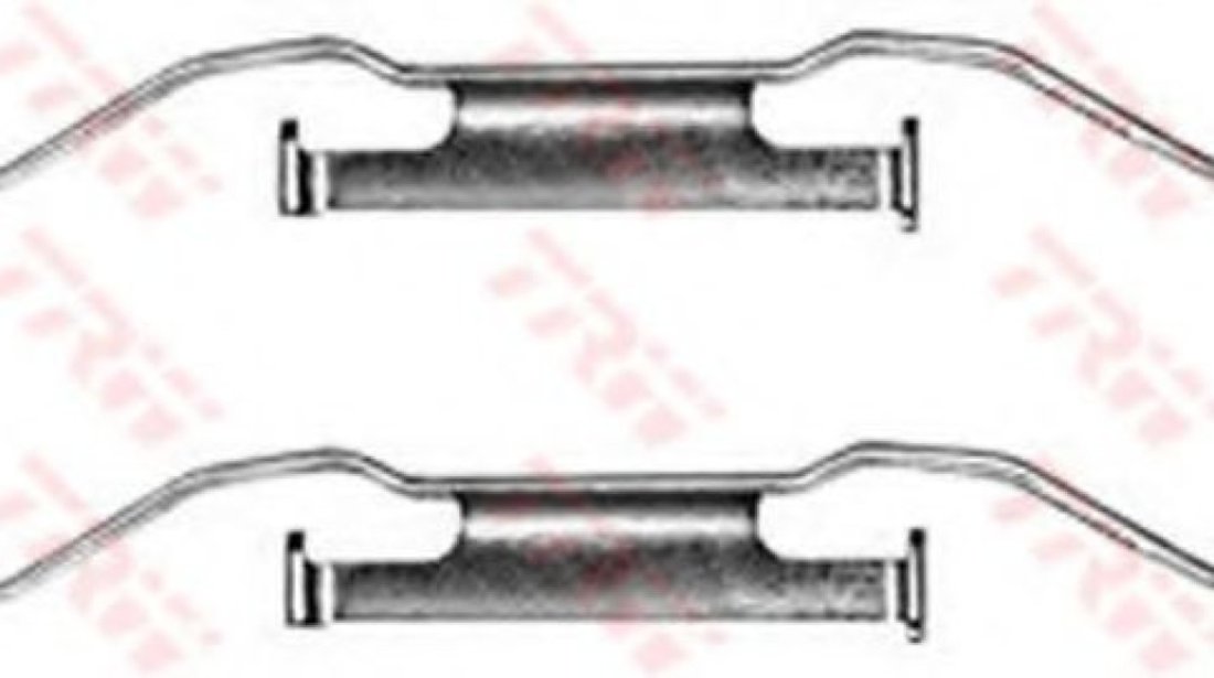 Set accesorii, placute frana BMW Seria 5 (E39) (1995 - 2003) TRW PFK350 piesa NOUA