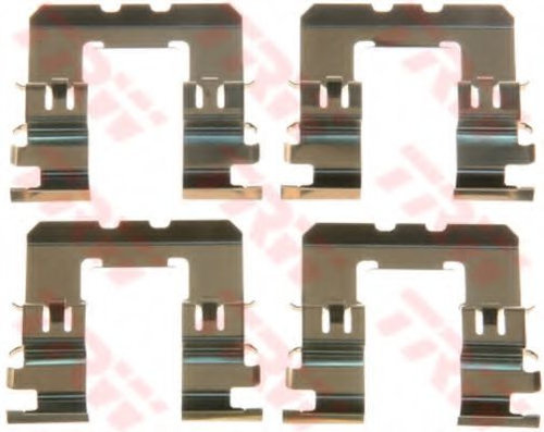 Set accesorii, placute frana BMW Seria 5 Touring (E61) (2004 - 2010) TRW PFK568 piesa NOUA