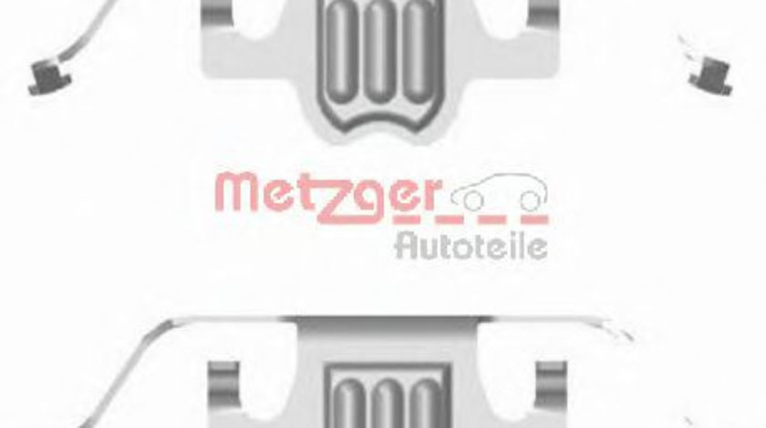 Set accesorii, placute frana BMW Seria 5 Touring (E61) (2004 - 2010) METZGER 109-1695 piesa NOUA