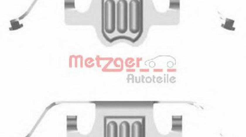 Set accesorii, placute frana BMW Seria 6 Cabriolet (E64) (2004 - 2010) METZGER 109-1695 piesa NOUA